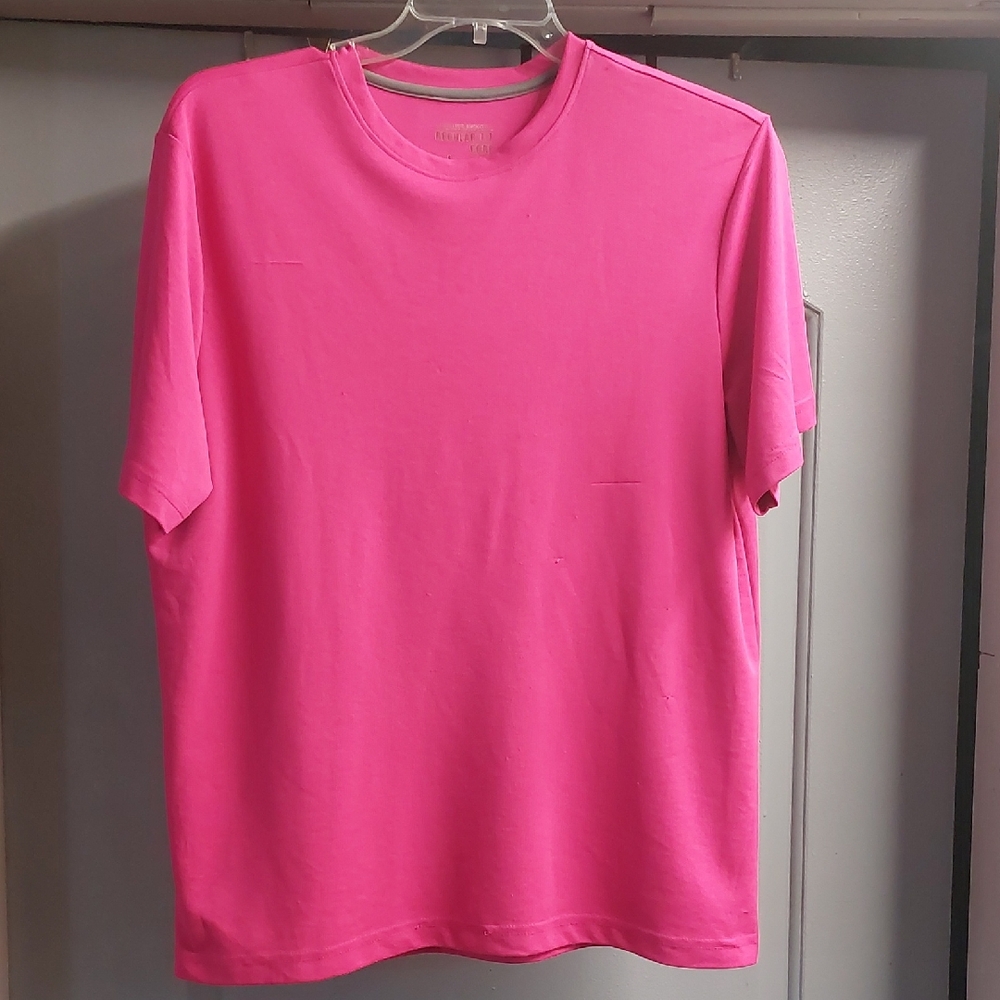 STARTER Men's Vibrant Pink Short Sleeve Tee Unisex